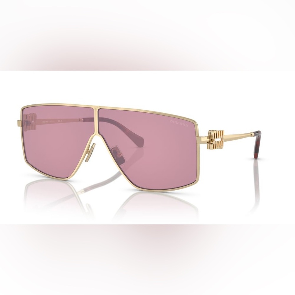 ❌SOLD❌⭐️NEW, RARE⭐️MIU MIU MU S1ZS MIRRORED SHIELD SUNGLASSES